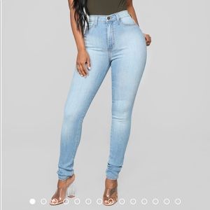 Fashion nova classic high waist jeans